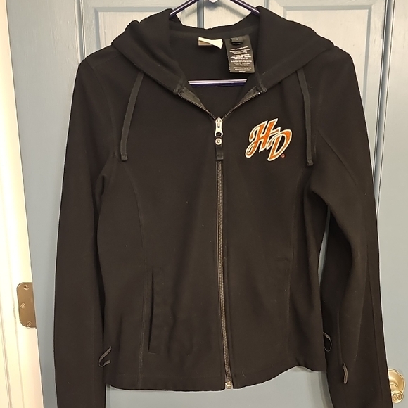 Harley-Davidson Black Casual Zip-Up Jacket - Picture 1 of 4